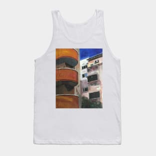 Tel Aviv, Yard In Shadows Tank Top